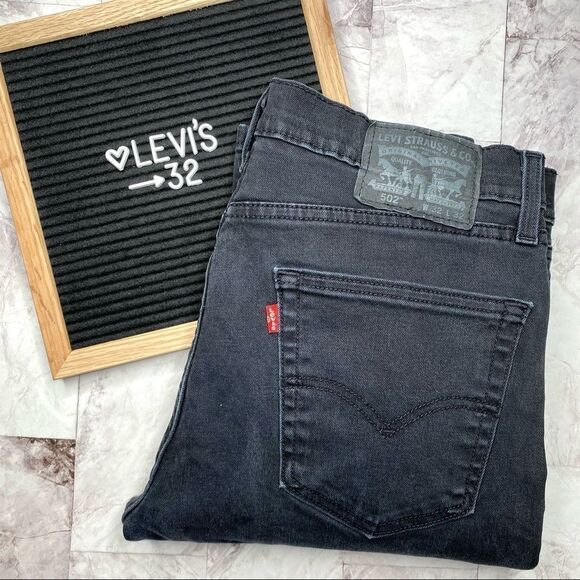 LEVI’S Black Mid-Rise Skinny Denim Jeans - Size 32 - Picture 1 of 10